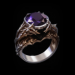 Path of Exile Rare Amethyst Ring with Life and Massive...
